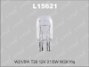 Лампа LYNXauto W21/5W 12V W3X16Q б/ц L15621