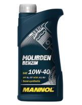 Mannol Molibden Benzin SAE 10W40 1л п/с 7505-1