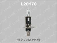 Лампа LYNXauto H1 24V 70W P14.5S L20170