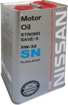 NISSAN 5W30 SN/GF-5 4л STRONG SAVE X (Европа) ж/б 6709